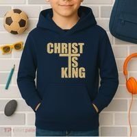CHRIST IS KING JESUS IS KING Kids Hoodie thumb 2