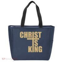 CHRIST IS KING JESUS IS KING Tote Bag thumb 0