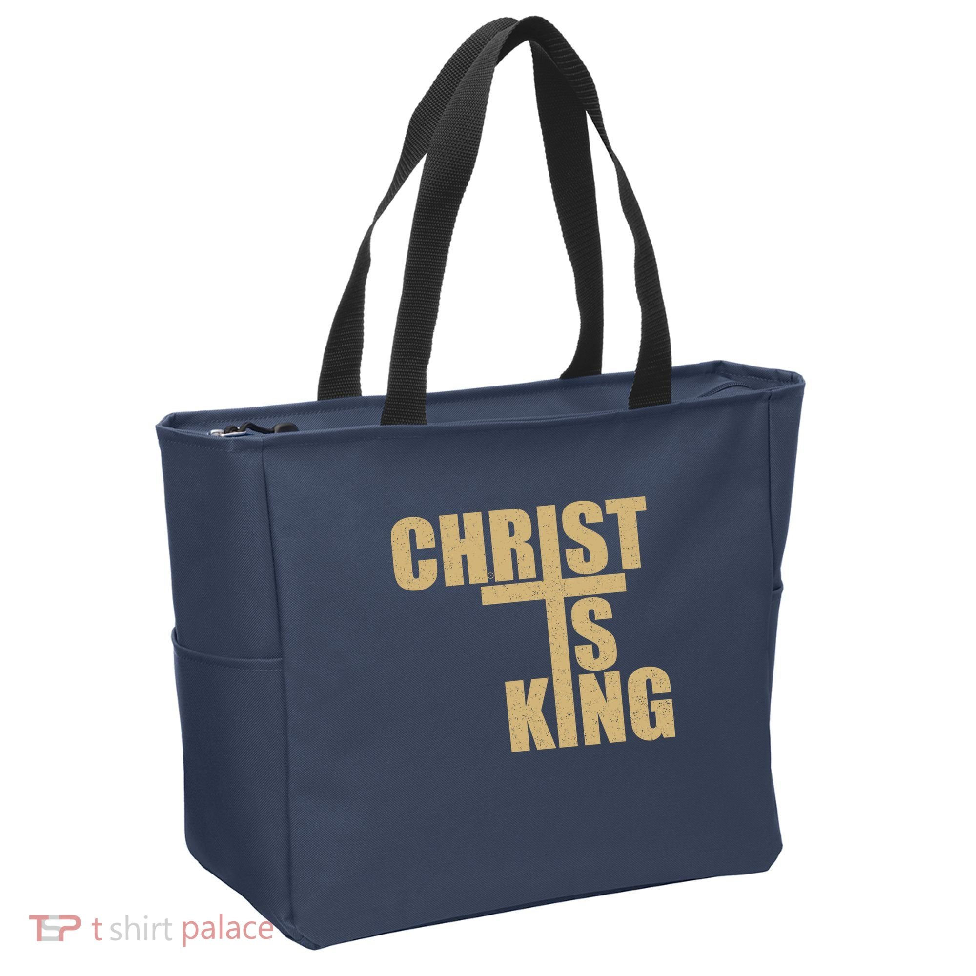 CHRIST IS KING JESUS IS KING Tote Bag