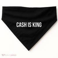 Cash Is King USA-Made Doggie Bandana thumb 0