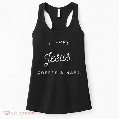 Christian I Love Jesus Coffee & Naps Women's Tank Top