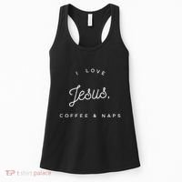 Christian I Love Jesus Coffee & Naps Women's Tank Top thumb 0