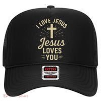 Christian I Love Jesus And You Too Much God Son Hat thumb 0