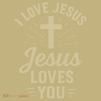 Christian I Love Jesus And You Too Much God Son Sweatshirt thumb 2