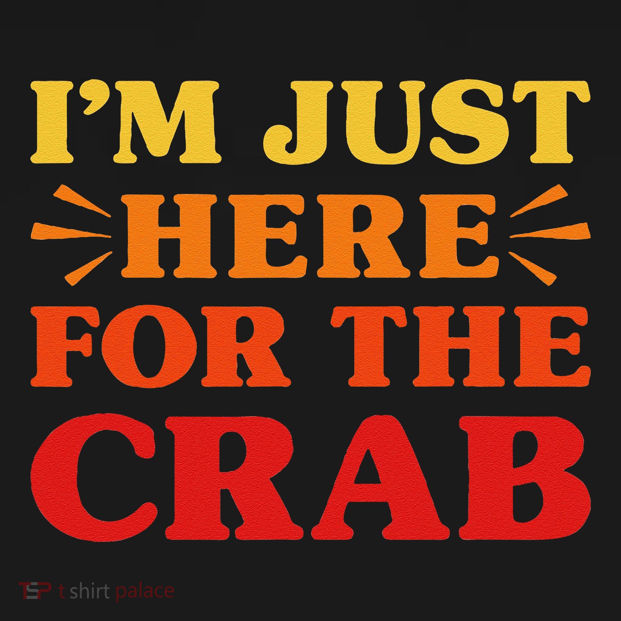 Crab I Love Crab Funny Food Lover Backpack