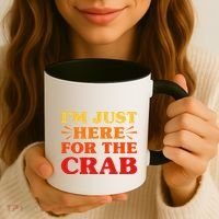 Crab I Love Crab Funny Food Lover Coffee Mug thumb 3