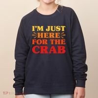 Crab I Love Crab Funny Food Lover Women's Sweatshirt thumb 0