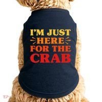 Crab I Love Crab Funny Food Lover Doggie Tank thumb 0