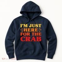 Crab I Love Crab Funny Food Lover Hoodie thumb 0