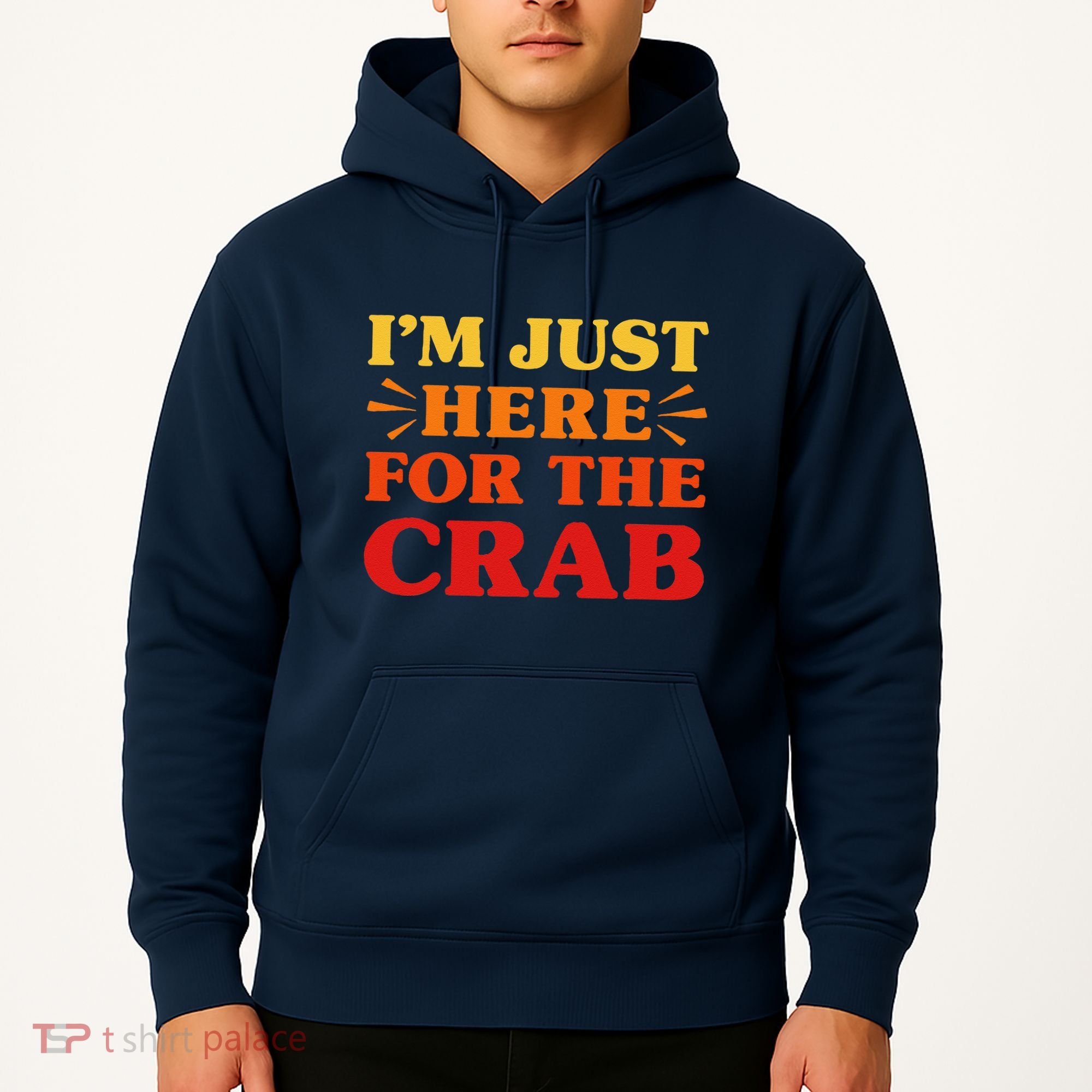 Crab I Love Crab Funny Food Lover Hoodie