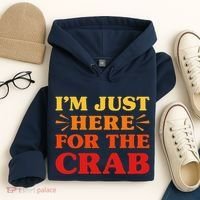 Crab I Love Crab Funny Food Lover Hoodie thumb 4
