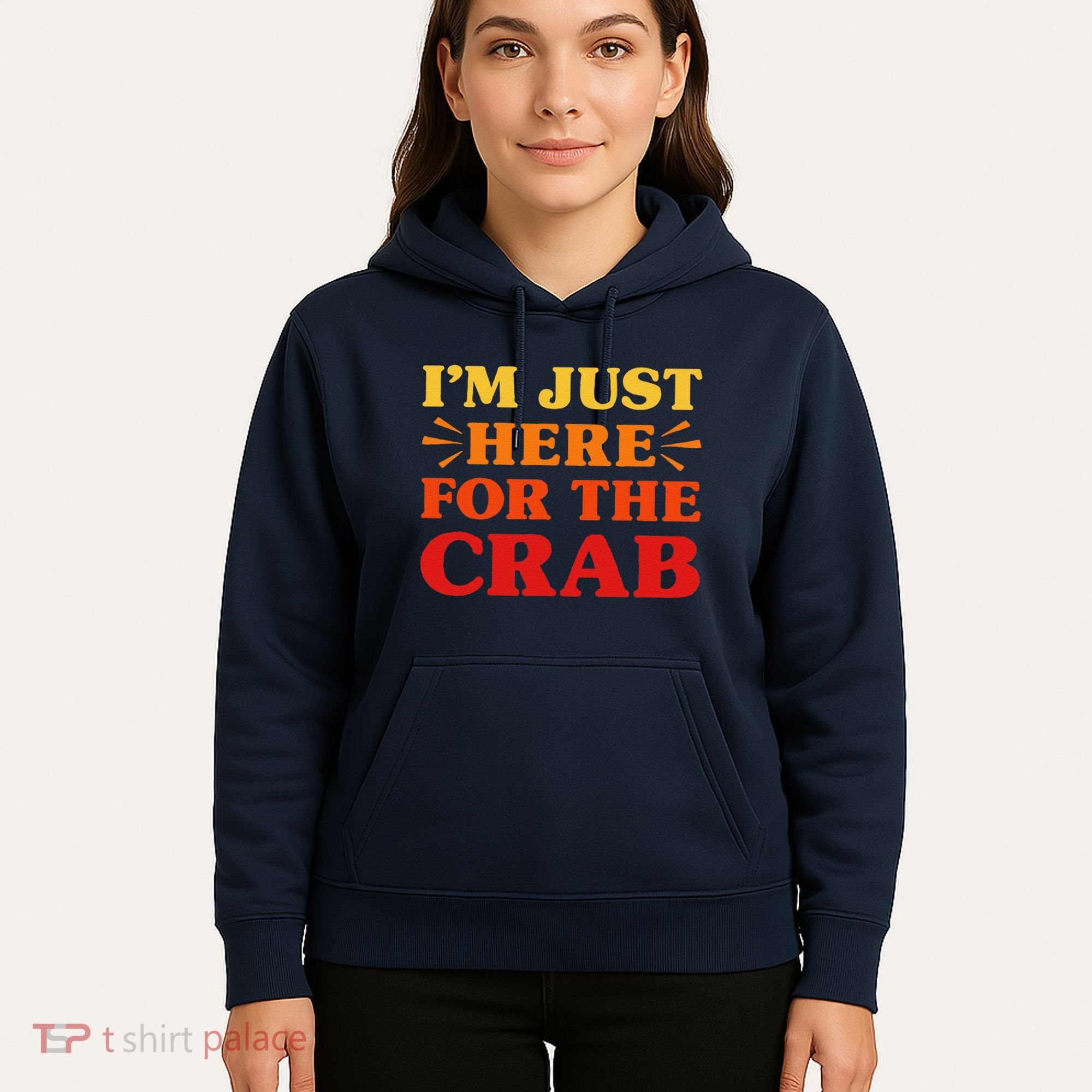 Crab I Love Crab Funny Food Lover Hoodie