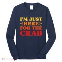 Crab I Love Crab Funny Food Lover Long Sleeve Shirt thumb 0