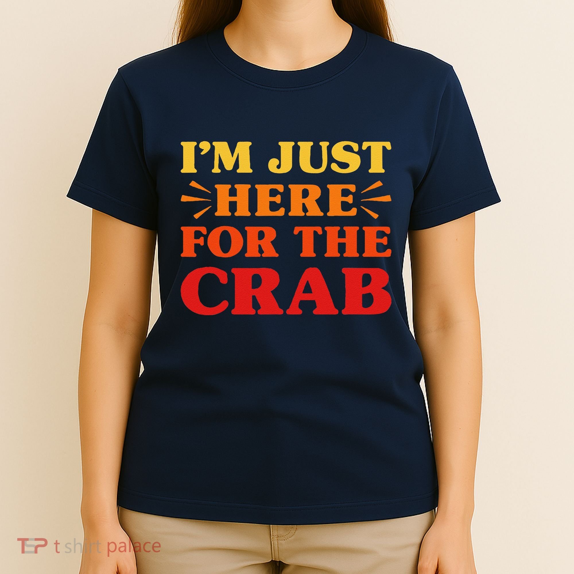 Crab I Love Crab Funny Food Lover T-Shirt