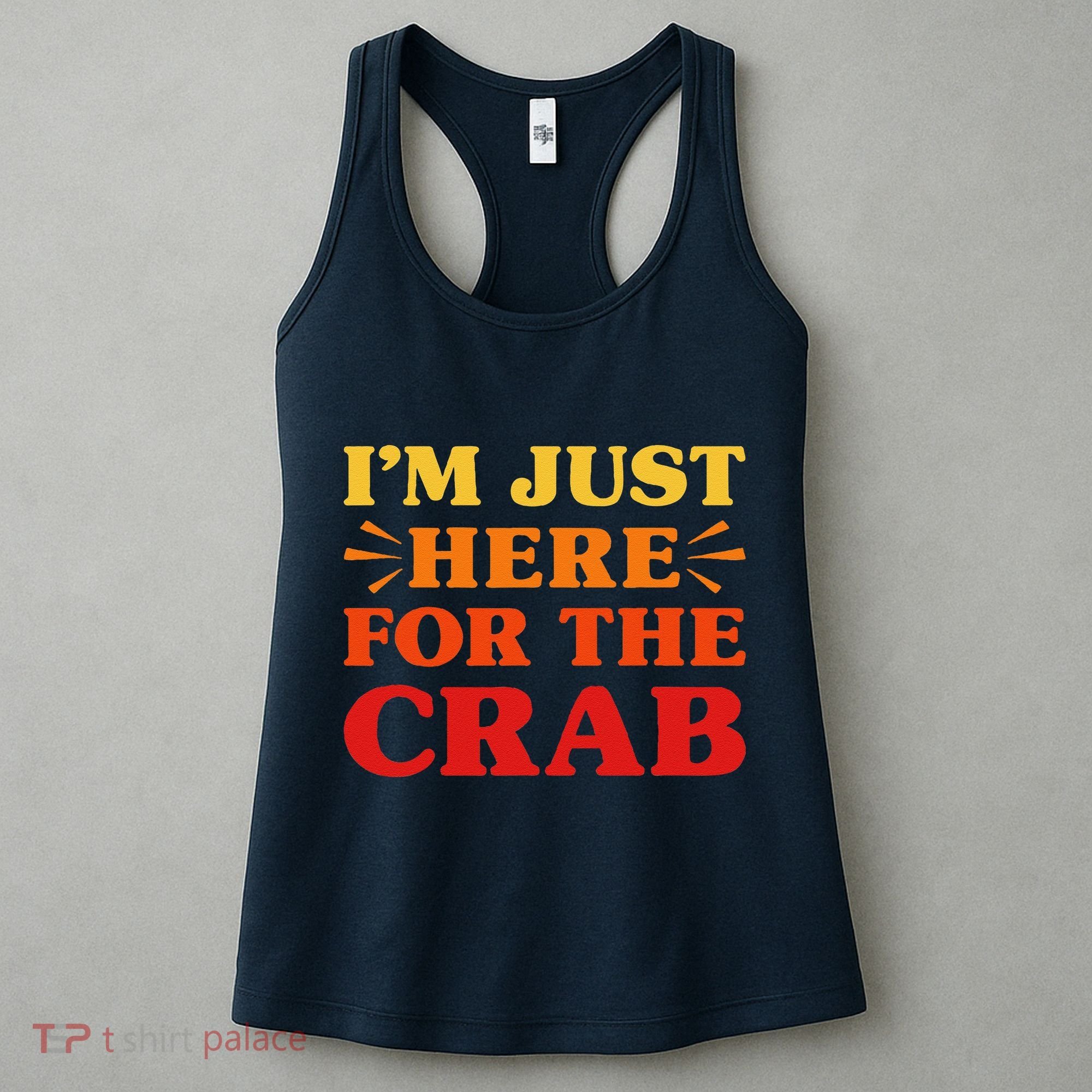 Crab I Love Crab Funny Food Lover Women's Tank Top