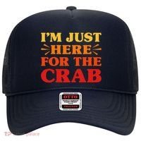 Crab I Love Crab Funny Food Lover Hat thumb 0