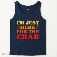 Crab I Love Crab Funny Food Lover Tank Top thumb 2