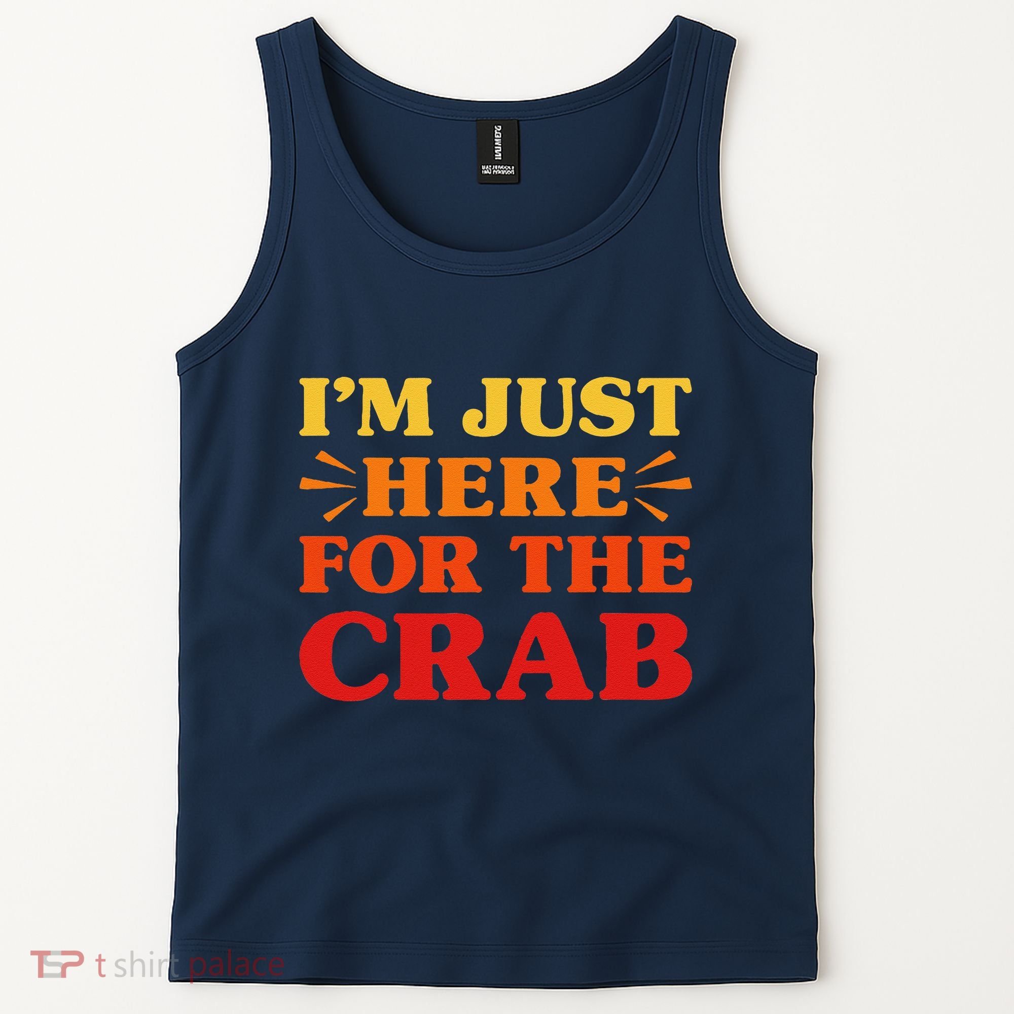 Crab I Love Crab Funny Food Lover Tank Top
