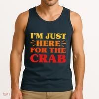 Crab I Love Crab Funny Food Lover Tank Top thumb 3