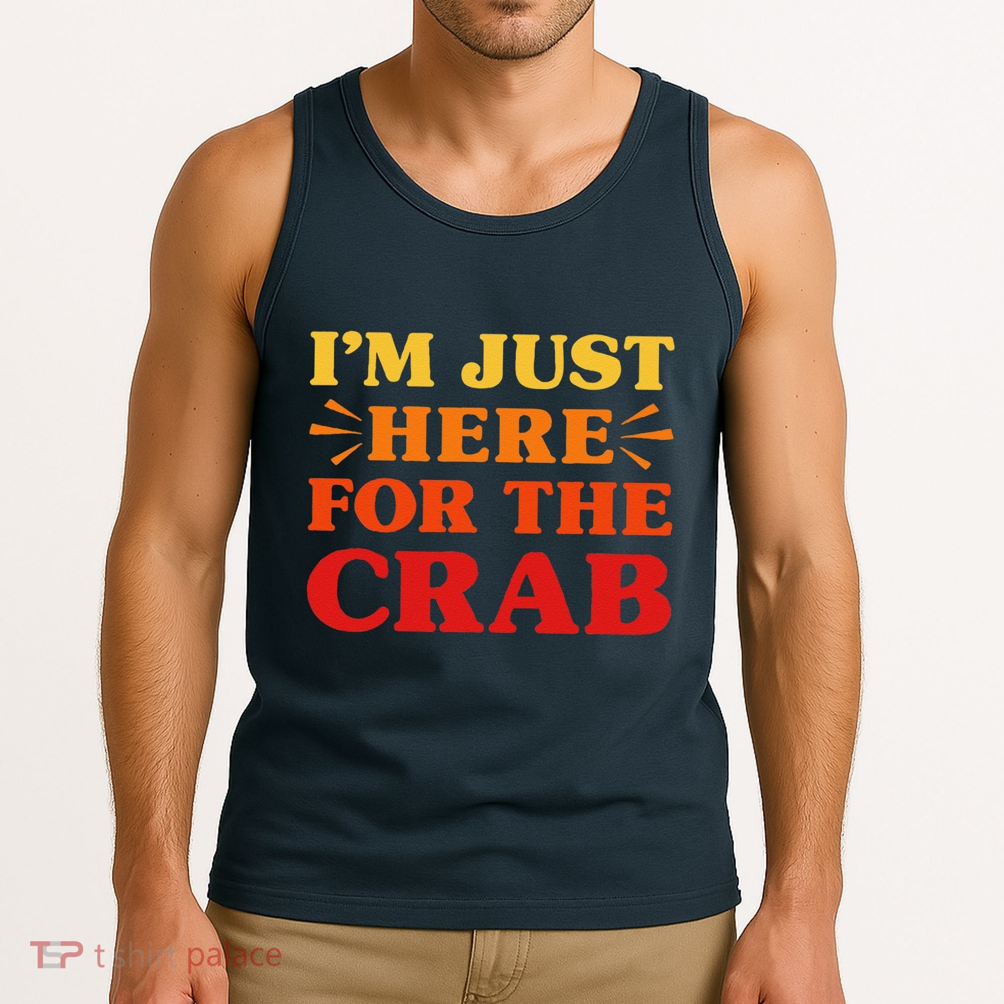 Crab I Love Crab Funny Food Lover Tank Top