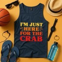 Crab I Love Crab Funny Food Lover Tank Top thumb 4