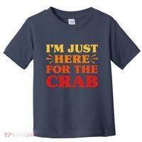 Crab I Love Crab Funny Food Lover Toddler T-Shirt thumb 0
