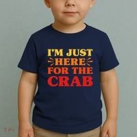 Crab I Love Crab Funny Food Lover Toddler T-Shirt thumb 2