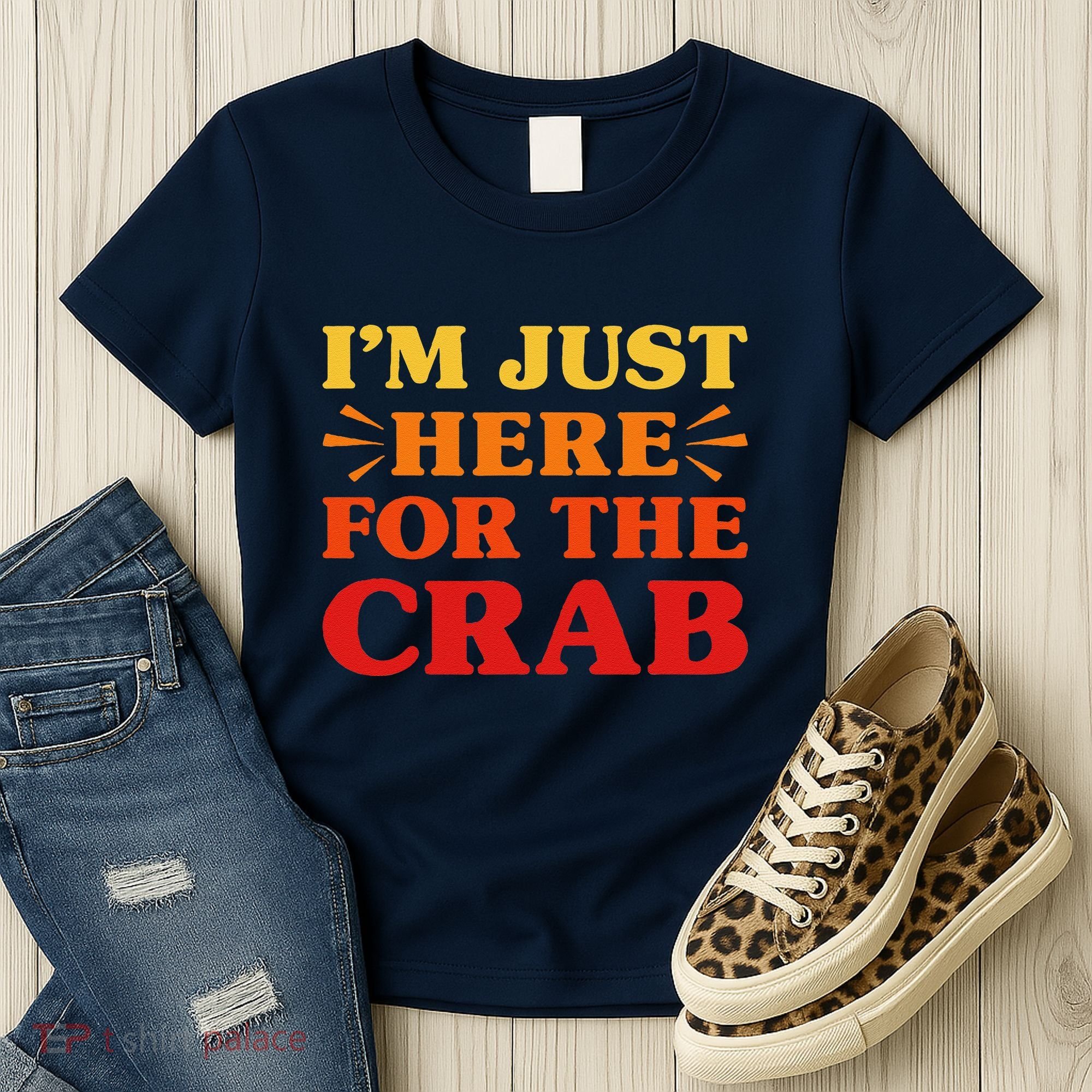 Crab I Love Crab Funny Food Lover Women's T-Shirt