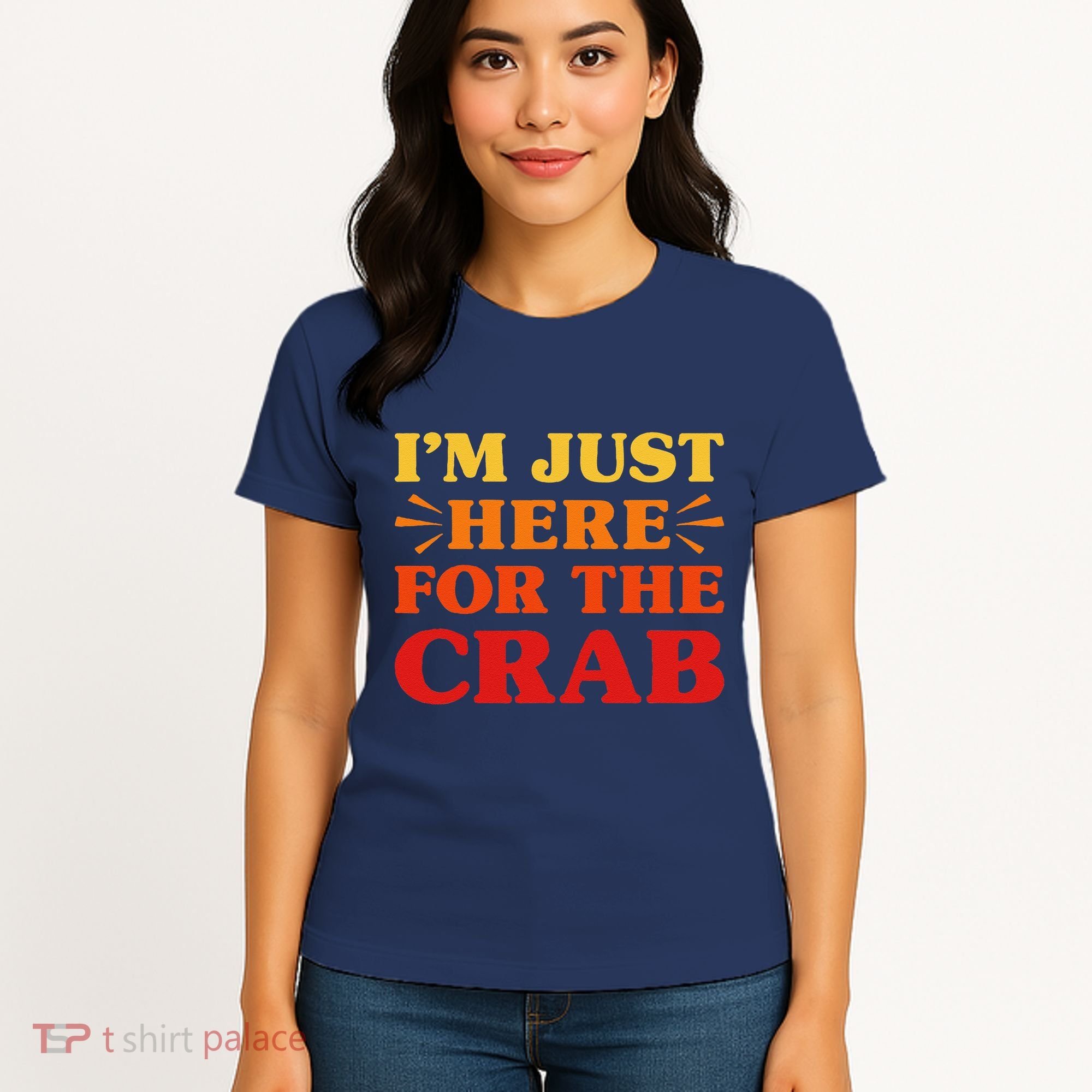 Crab I Love Crab Funny Food Lover Women's T-Shirt