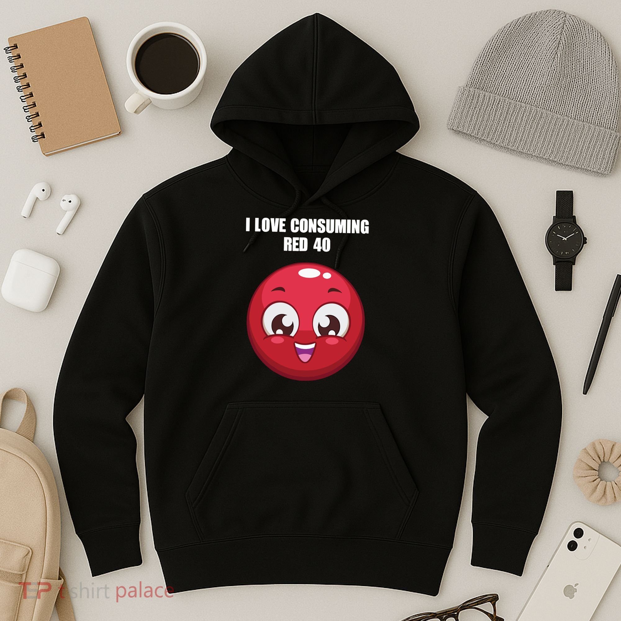 Cuntmama I Love Consuming Red 40 Hoodie