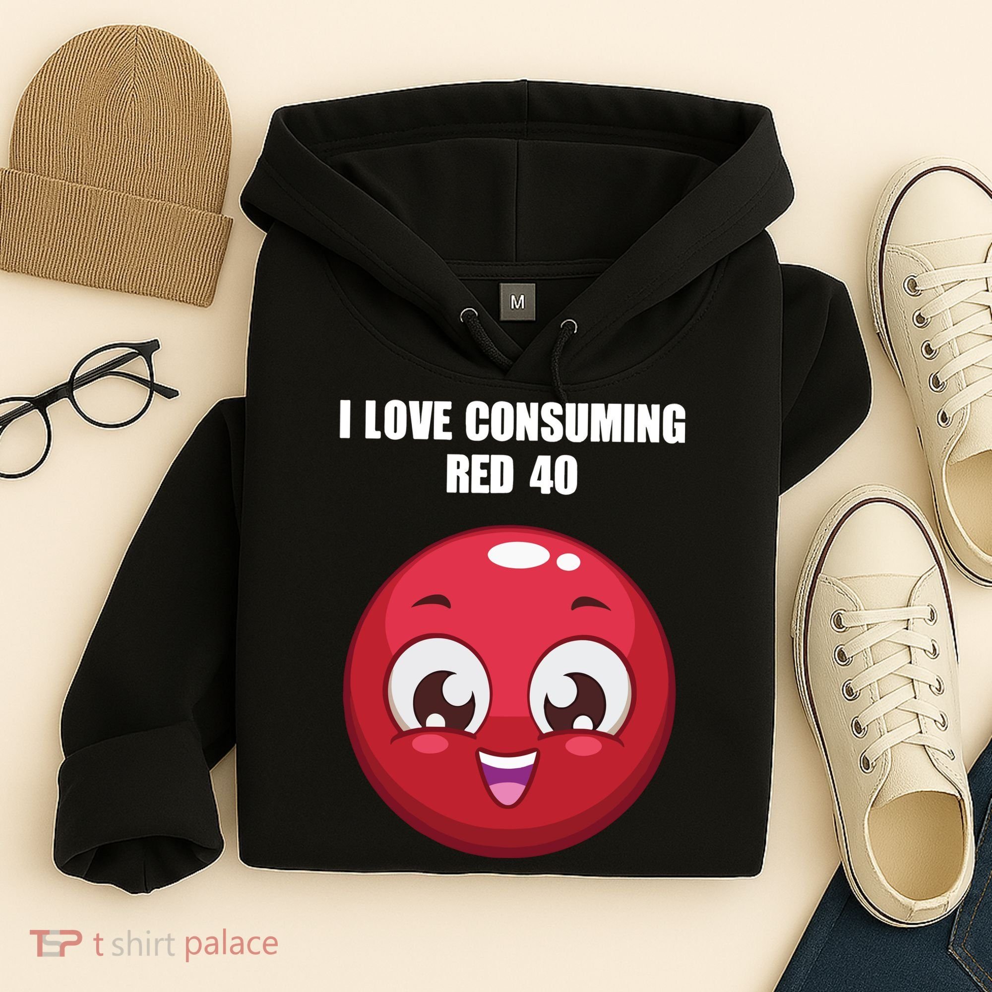 Cuntmama I Love Consuming Red 40 Hoodie