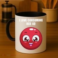 Cuntmama I Love Consuming Red 40 Coffee Mug thumb 4
