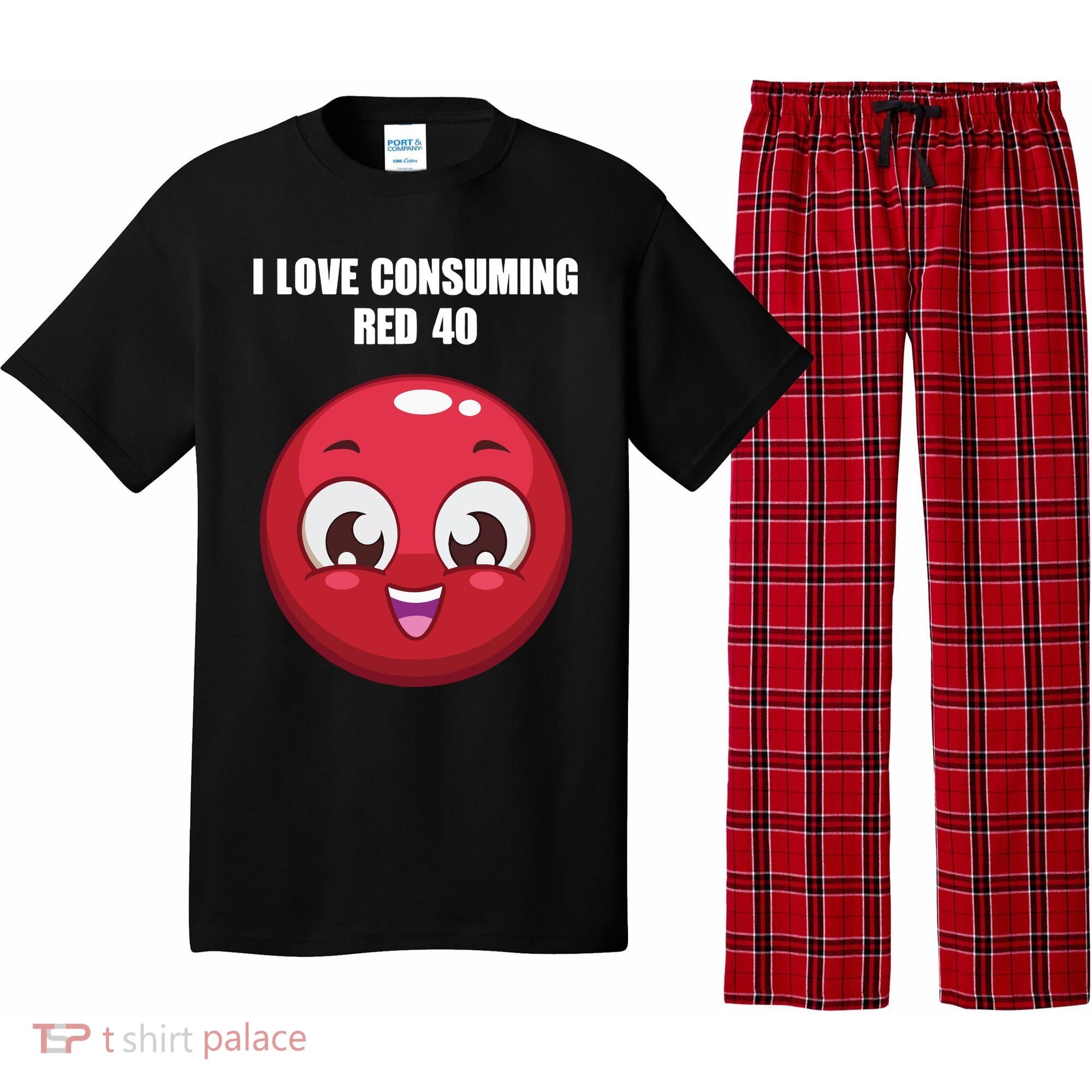 Cuntmama I Love Consuming Red 40 Pajama Set