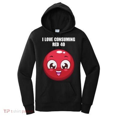 Cuntmama I Love Consuming Red 40 Women's Hoodie