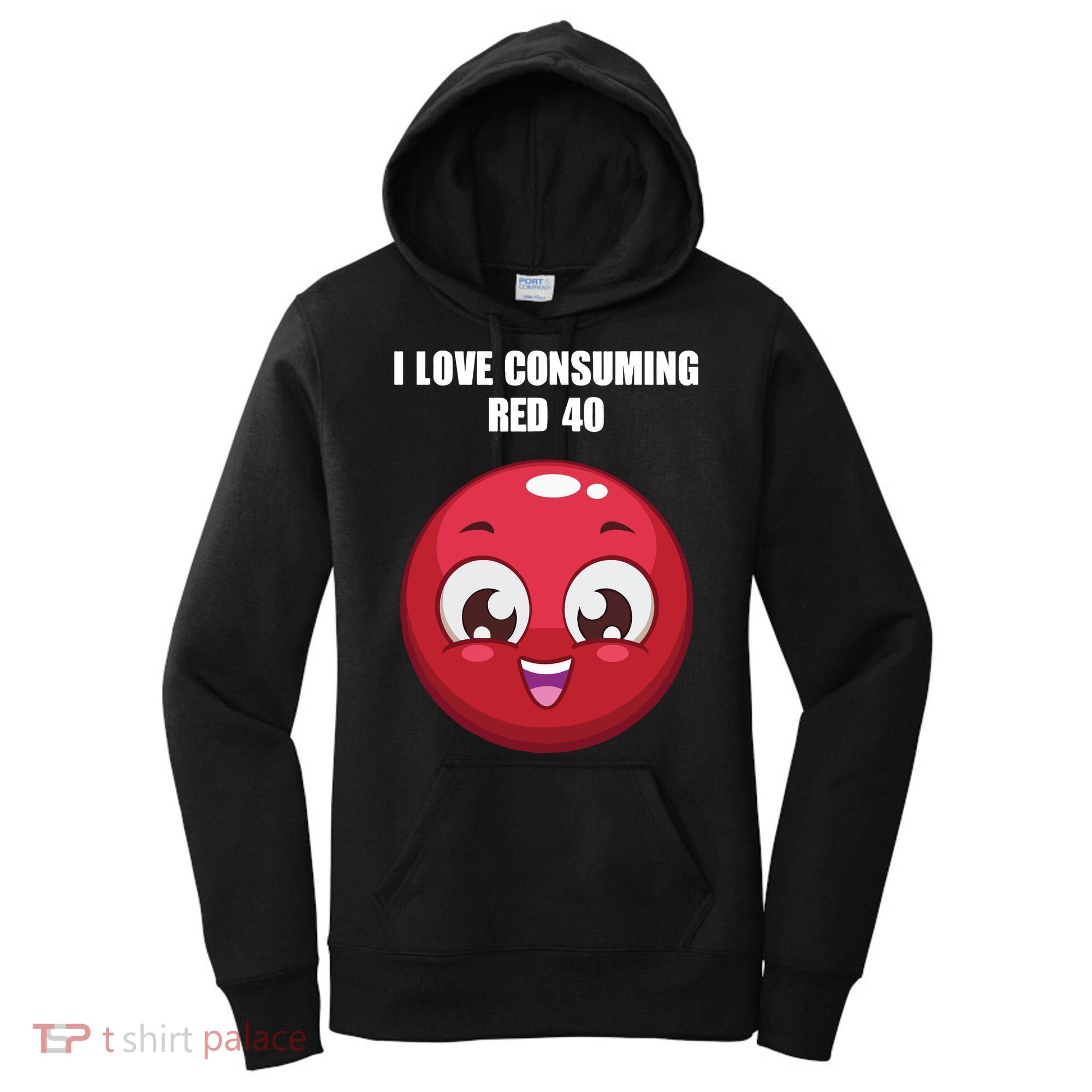 Cuntmama I Love Consuming Red 40 Women's Hoodie