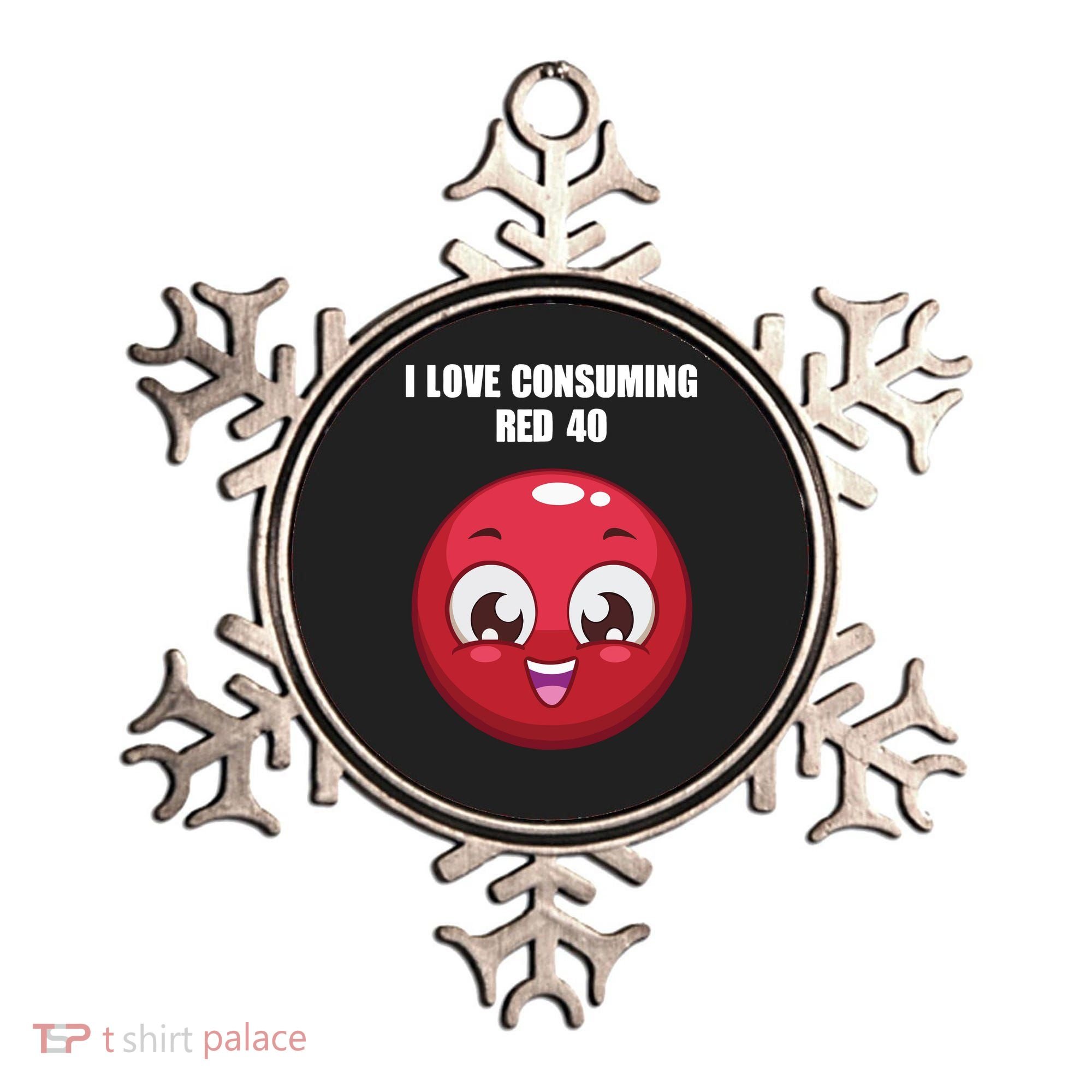 Cuntmama I Love Consuming Red 40 Ornament