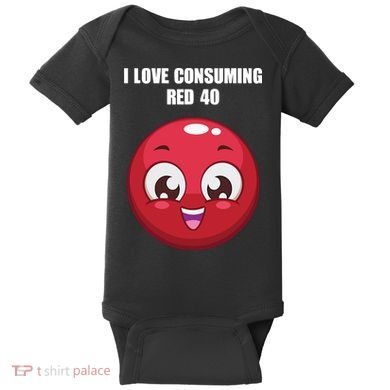 Cuntmama I Love Consuming Red 40 Baby Bodysuit