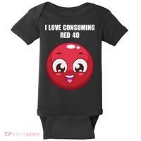 Cuntmama I Love Consuming Red 40 Baby Bodysuit thumb 0