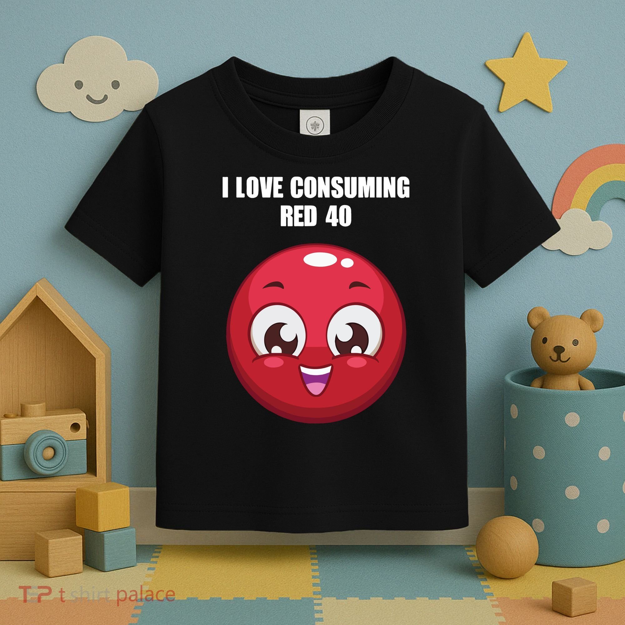 Cuntmama I Love Consuming Red 40 Toddler T-Shirt