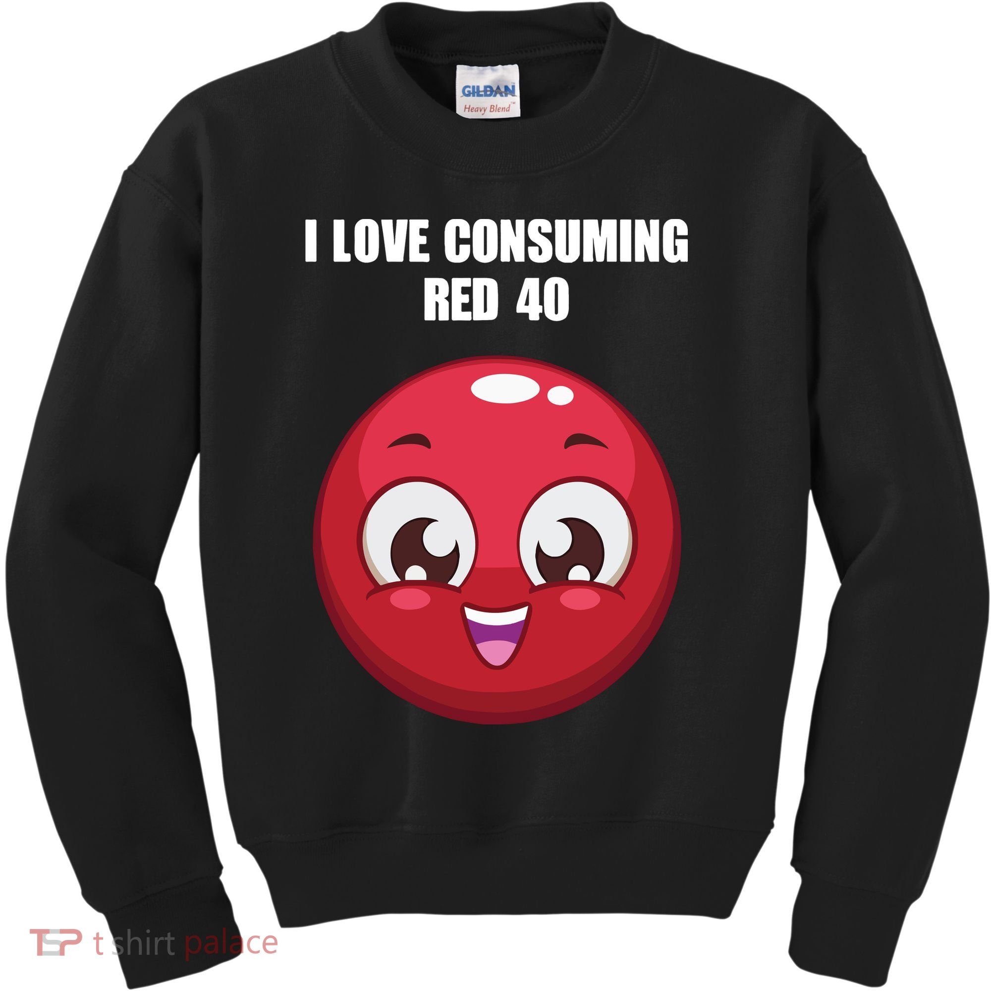 Cuntmama I Love Consuming Red 40 Kids Sweatshirt