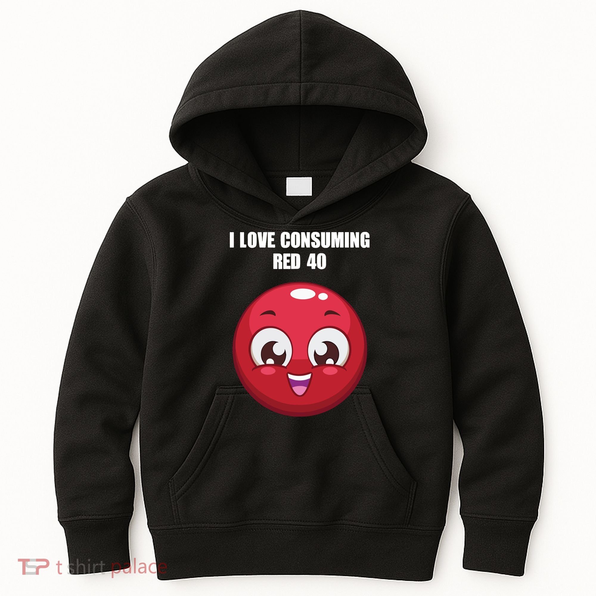 Cuntmama I Love Consuming Red 40 Kids Hoodie
