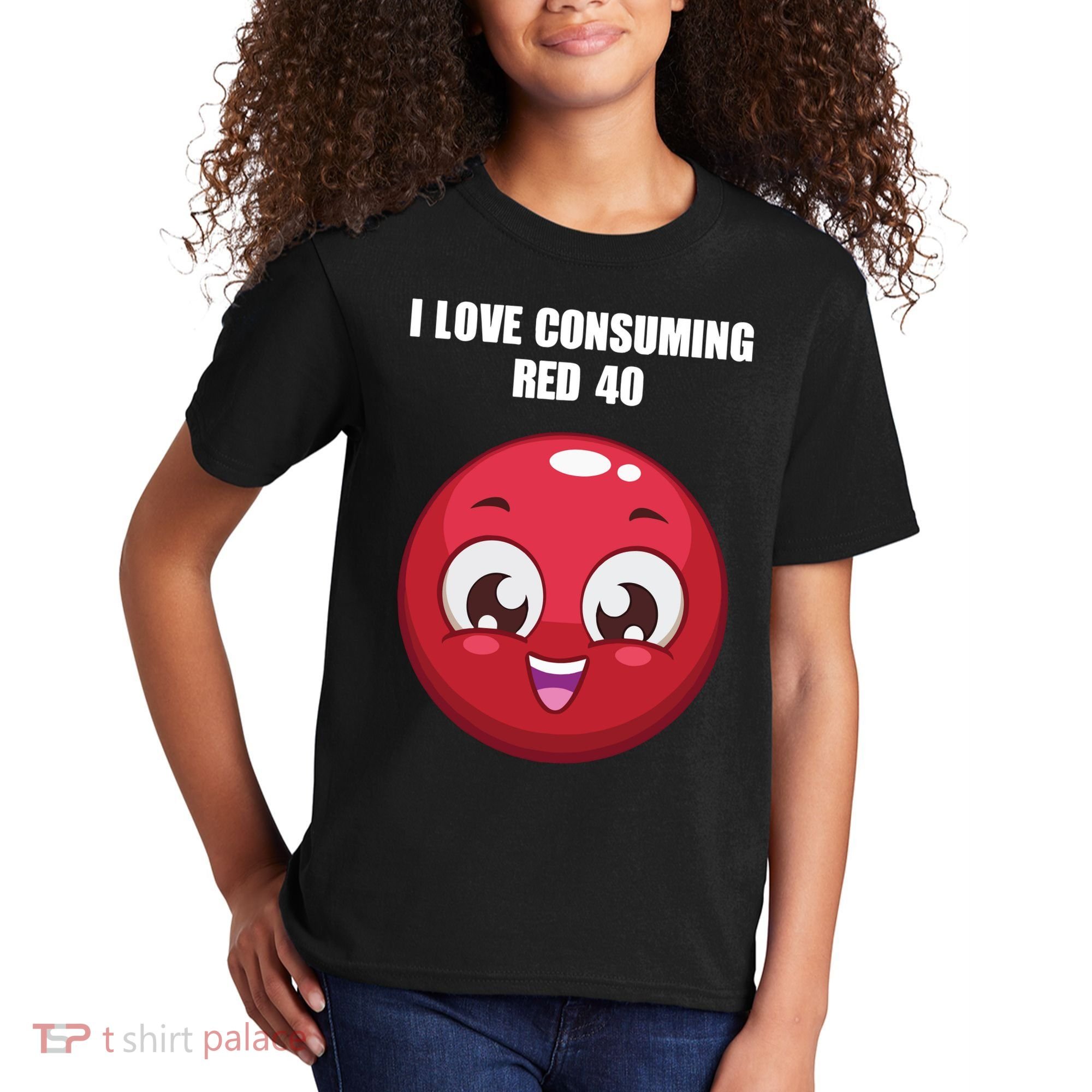 Cuntmama I Love Consuming Red 40 Kids T-Shirt