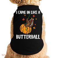 Came In Like A Butterball Funny Thanksgiving Doggie Tank thumb 0