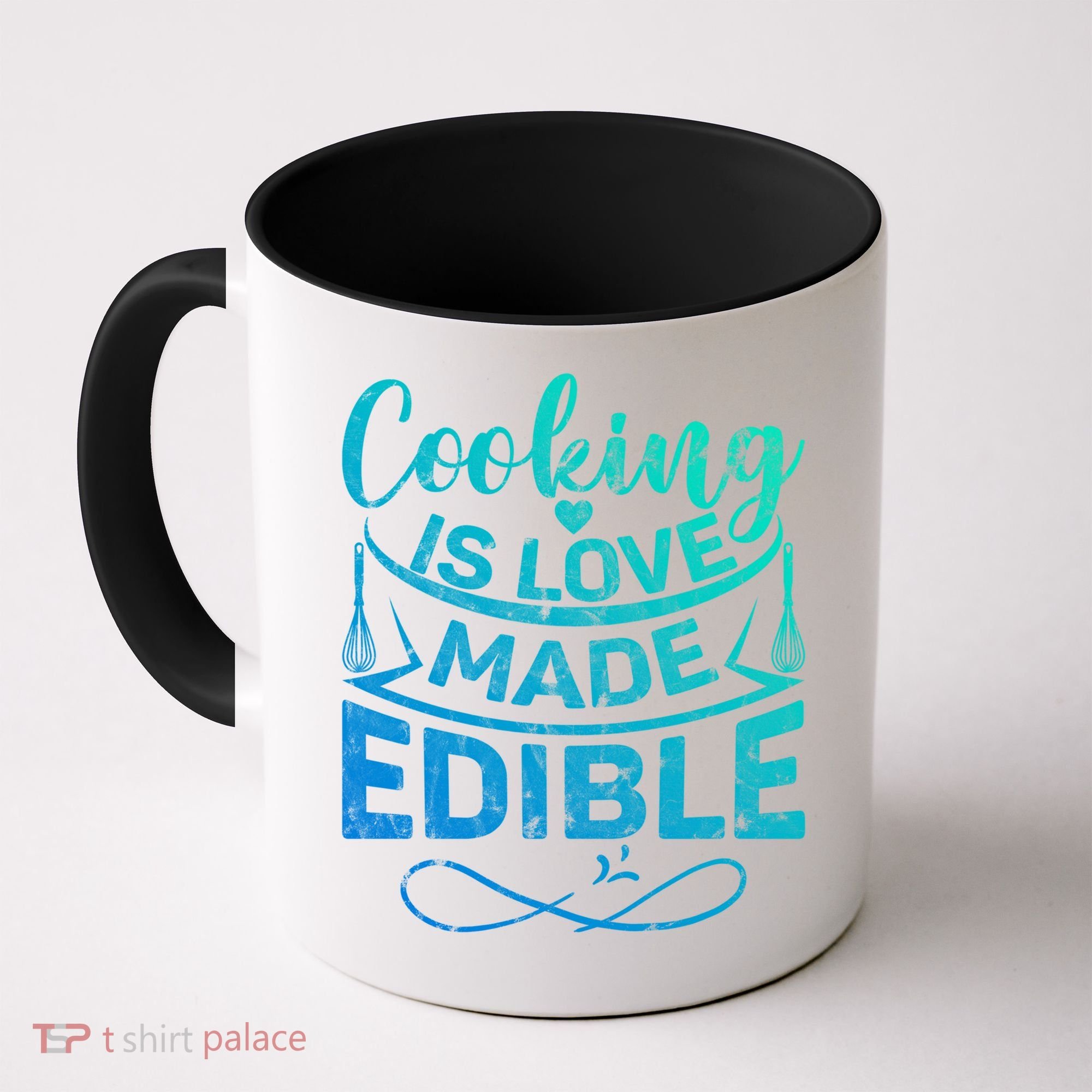 Cooking Is Love Made Edible Funny Chef Gift Coffee Mug
