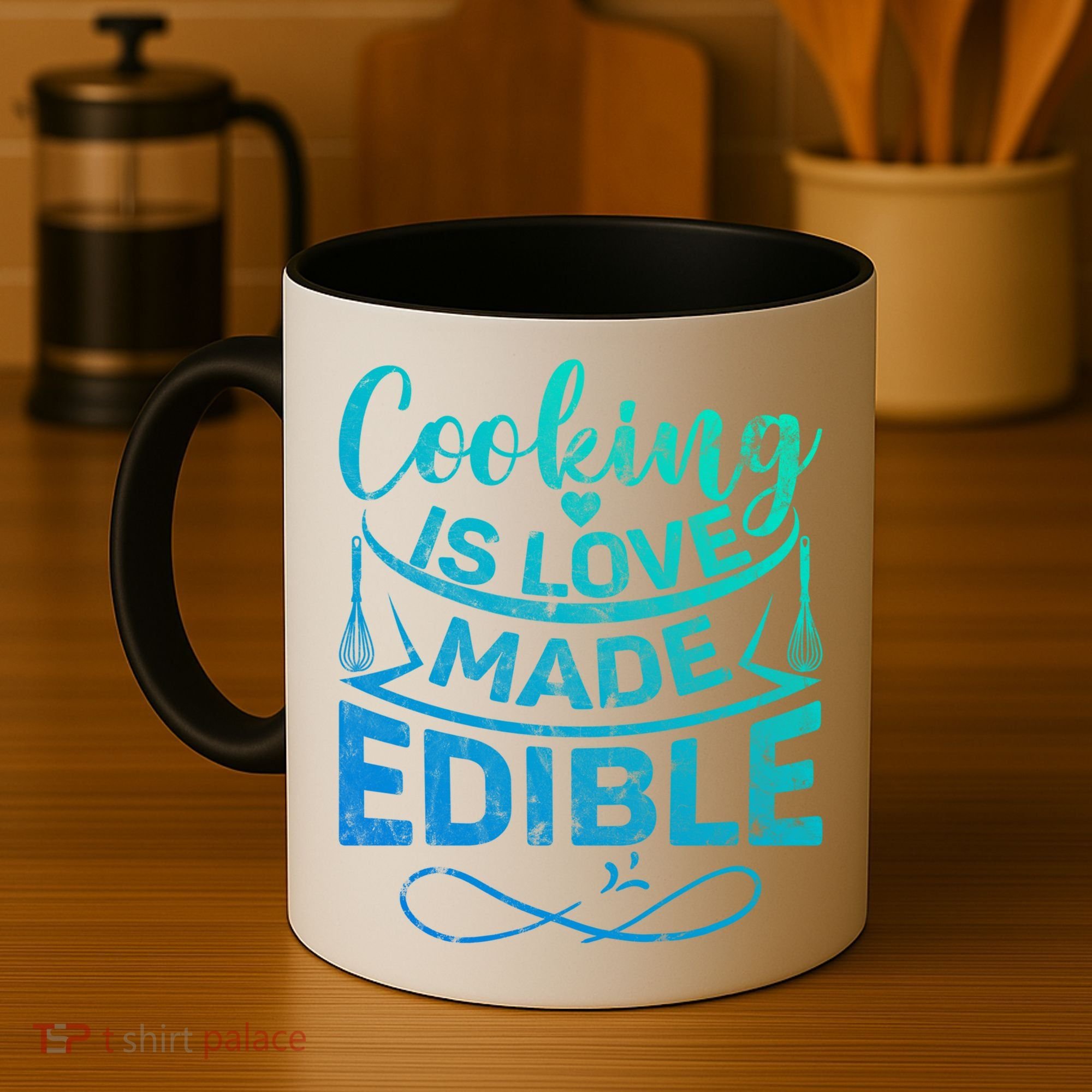 Cooking Is Love Made Edible Funny Chef Gift Coffee Mug