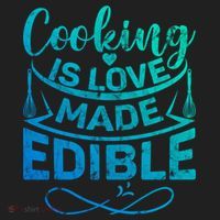 Cooking Is Love Made Edible Funny Chef Gift Beanie thumb 2