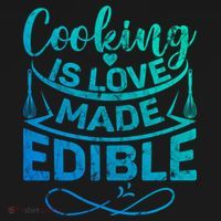 Cooking Is Love Made Edible Funny Chef Gift Pajama Set thumb 2