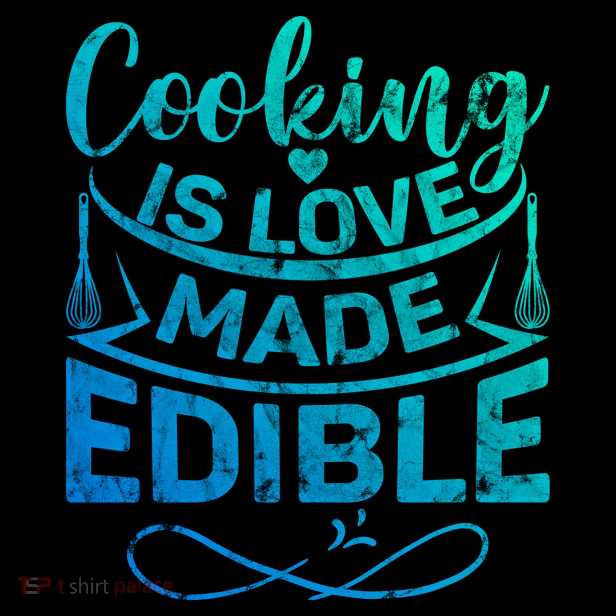 Cooking Is Love Made Edible Funny Chef Gift Women's Hoodie