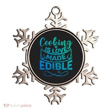 Cooking Is Love Made Edible Funny Chef Gift Ornament