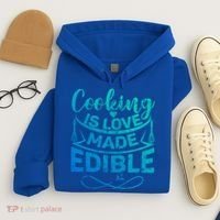Cooking Is Love Made Edible Funny Chef Gift Hoodie thumb 4